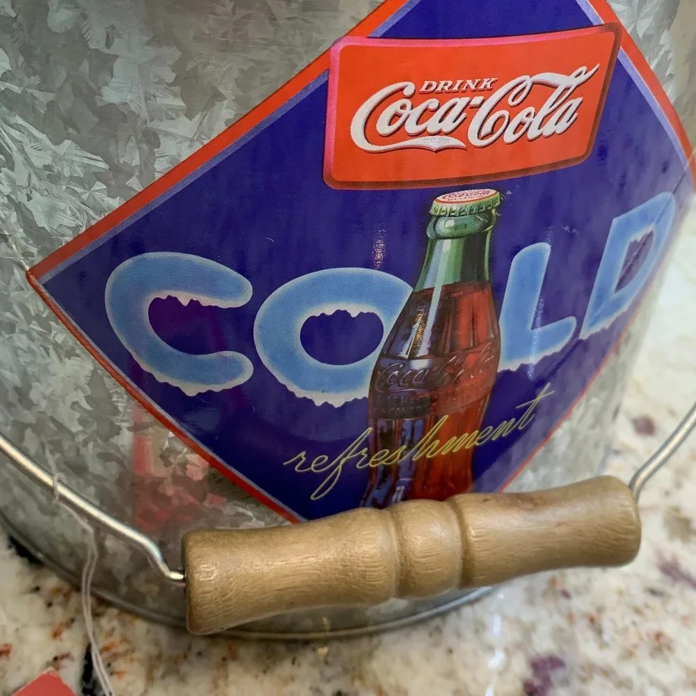 Coca-Cola COKE Ice Bucket Galvanized